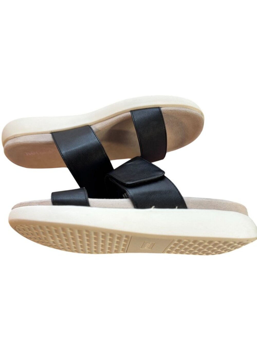Kensie Jipsy Ladies Black Slide Sandals With Cushioned Footbed & Non-Slip Sole - Picture 6 of 7